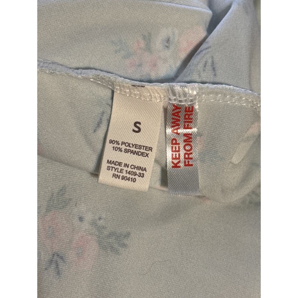 Laura Ashley Nightgown Floral Cotton Sleep Dress Short Sleeve Size Small - Picture 7 of 8